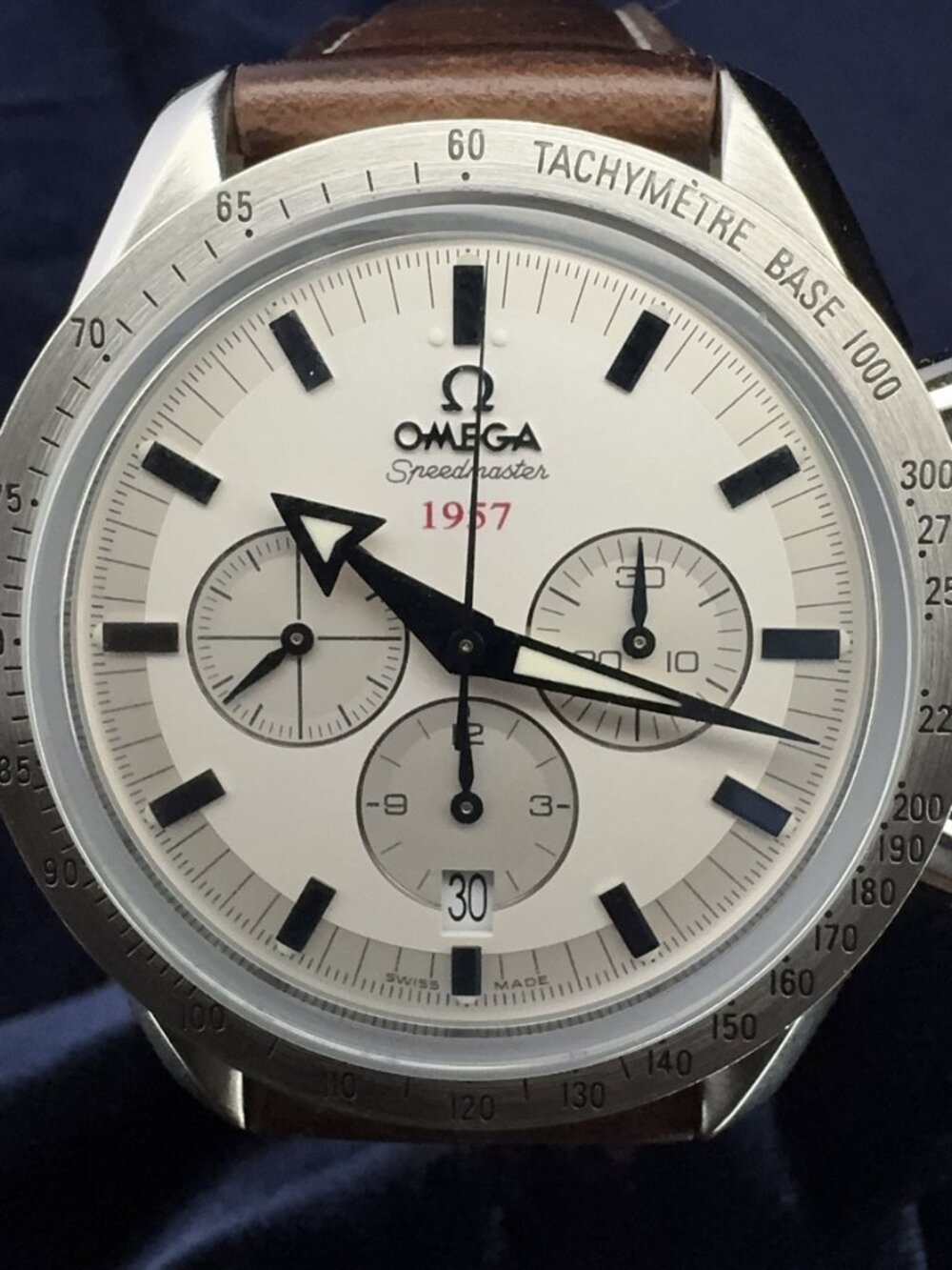 Omega Speedmaster Broad Arrow 1957 Co-Axial 321.12.42.50.02.001 Silver Dial 42mm